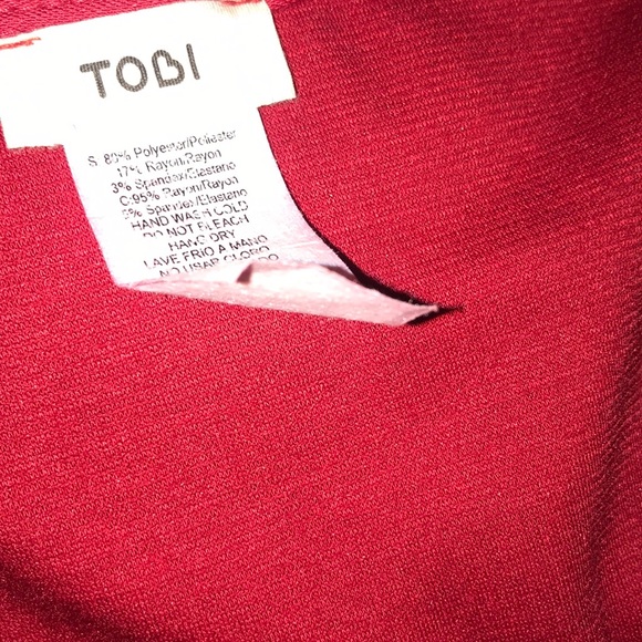 Tobi Open-Back Bodycon Dress - NWOT - Picture 3 of 4